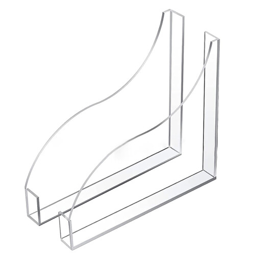 Acrylic Bathtub Guard Transparent Water Barrier 2-Pack