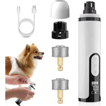 Silent Groom Pro Nail Grinder Cordless Pet Trimmer 3 Speeds