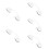 5Pièces Ventouse Blanche Durable Installation Facile 10