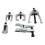 5pcs Front End Tool Kit (pitman/ball Joint/tie Rod) 7