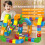 Magnetic Suction Rail Electric Train Set – 51-Piece 3D 2