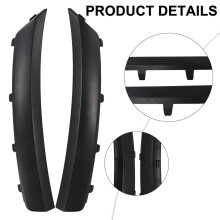 Front Bumper Wheel Arch Trim Cover ABS Black