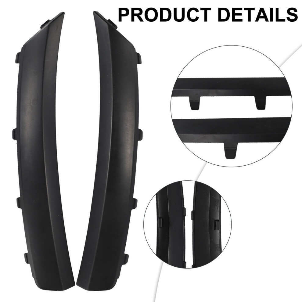 Front Bumper Wheel Arch Trim Cover Abs Black 9399596759838