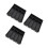 3Pièces Plateau Range-Couverts Noir PP Couvercle Grande 6