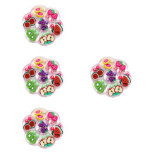 28Pairs Fruit Earrings Set Clip on Ear Adornments Assorted Color Clay