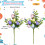 Easter Decor Eggs Pastel Berries Vine 16-inch Spring Floral 3