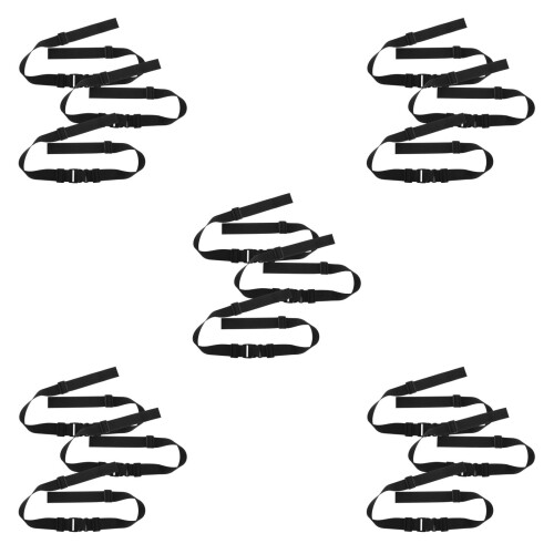 15Pièces Harnais Bébé Polyester Sécurisé Noir Adapté Chaise