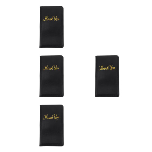 4Pièces Porte-Tip PU Noir Pour Serveurs