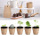 45 Eco Seedling Pots w/30 Labels 4