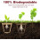 45 Eco Seedling Pots w/30 Labels 5