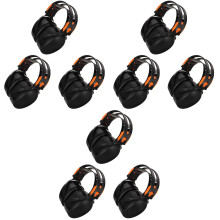 3Pièces Casques Antibruit Bébé ABS Noir Protection Écoute Confortable