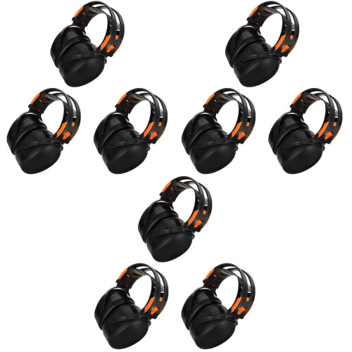 3Pièces Casques Antibruit Bébé ABS Noir Protection Écoute Confortable