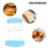 Porte-Pain Sandwich Silicone Fer Bleu Ciel 8