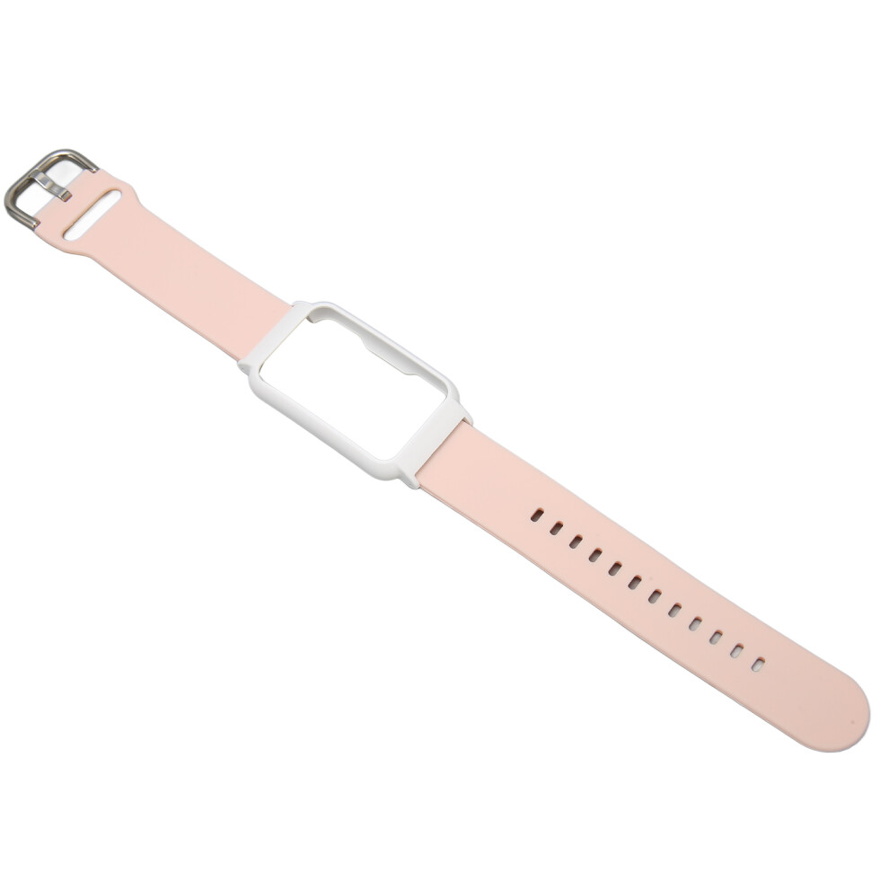 20Mm Waterproof Soft Silicone Watch Band For Oppo Free Pink & White Shell Pink,White 4111388891947
