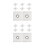 16Pcs Portable Rv Awning Eyelet Hardware Secure Fit PVC White 1