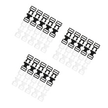 360Pcs Assorted Color Plastic Buckles Mini Strap Connectors for Bags