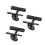 3Pièces Compacte Noire Aide Sit-Up Assistance 1