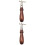 2Pièces Instruments Cuir Travail Manuel Poignée Bois Durable 6