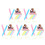 30St PP Magnetische Set - Tekentabletten Accessoires Kids 11