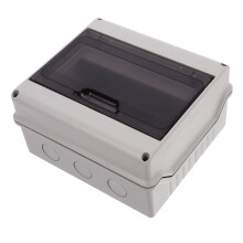Waterproof Distribution Box Grey 24.5x19x9cm