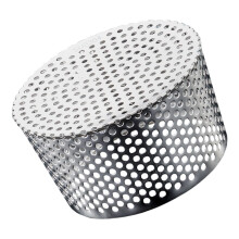 NICEXMAS 1Pcs Dome Floor Drain Cover Silver Stainless Steel Prevents Debris Ensures Smooth Water Flow Outdoor Use