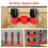 Wall-Mount Battery and Tool Holder for Milwaukee M12 12V 6