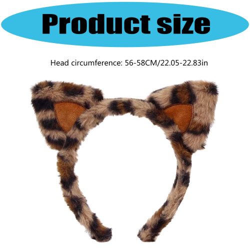 Leopard Print Hairband Stretchy for Adults and Kids 2