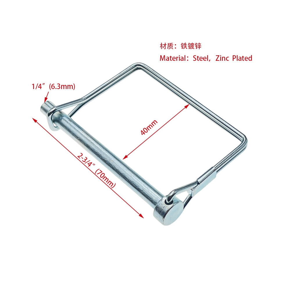 Locking Receiver Hitch Pin Lawn Tractor Hitch Pin Trailer Coupler Pin Heavy Duty Trailer Hitch Pin Lock With Quick Release For Secure Coupling 9558830208987
