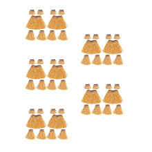 10Sets Tropical Style Lightweight Hawaiian Grass Skirt Dress Set