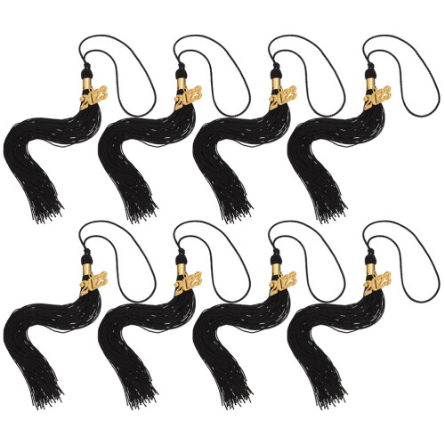 40Pièces Accessoires Pompons 2023 Pour Toques De Graduation 2