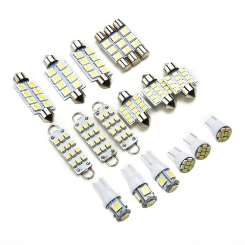 White Interior LED Lights Kit for 1999-2004 Jeep Grand 2