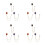 12Pièces Accessoires Costume Broche 7