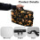 Mushroom Flowers Pattern Travel Steamer Storage Bag 4