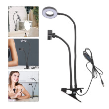 LED Video Recording Light Black 1 Set Portable Photography Lighting for Streaming