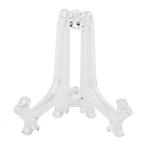 Mini Plastic Coin Display Stand Frame Displaying Small Collections Coins Shelf