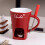 Chocolate Fondue Mugs Set with Forks, 4-Piece 4