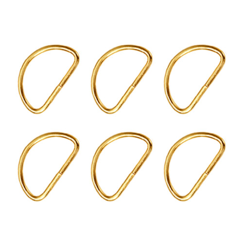 Heavy Duty D Ring Metal 100pcs Golden