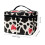 Cow Heart Polyester Makeup Bag Space-Efficient 8.86 x 6.5 x 6