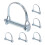 Shaft Locking Pin Carbon Steel 6 pcs 6