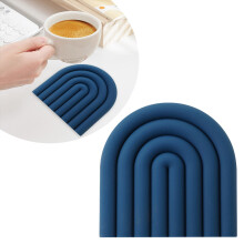 Colorful Silicone Trivets for Hot Pots & Pans – Heat Resistant Mats, Pot Holders, Spoon Rests, Set of 1