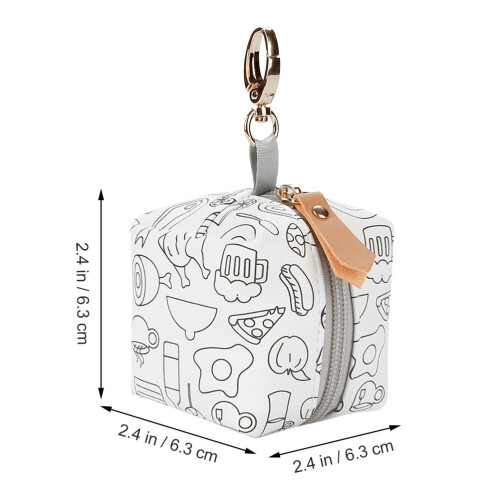 Holder Can Waterproof Pacifier Bag Zipper Closure Case Baby Storage 1