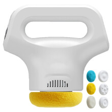 12 Adjustable Portable Home Massager | with 3 Heads | for Back Neck Full Body | Muscle Relaxation Recovery Tool | Electric Massager Device(White)