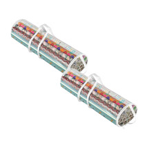 2/1PCS Wrapping Paper Storage Container Fits Standard Roll Wallpaper Gift Under Bed Gift Wrapping Organizer Closet Storage Wrapping Paper Holder