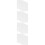 24Stk Aluminium Sublimationsblank Schilder Silber Metall 9