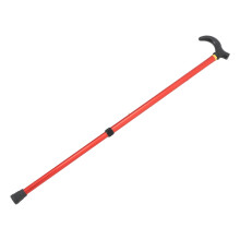 3Pcs Aluminum Alloy Walking Cane Red for Men with Non-Slip Rubber Pads