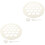 2Sets Witte Multi-Hole Dumpling Maker Voor Keuken, En 2