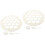 2Sets Witte Multi-Hole Dumpling Maker Voor Keuken, En 3