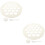 2Sets Witte Multi-Hole Dumpling Maker Voor Keuken, En 5