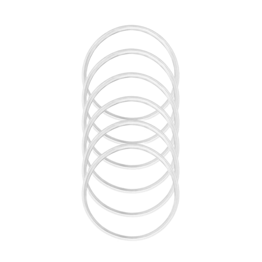 6-Pack Silicone Rubber Seals For Wide Mouth Flip Lids, Food-Grade Leakproof Tumbler Lid Gaskets, Compatible With [Brand] 9362892432644