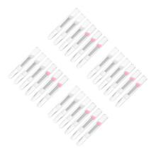 24Pcs Soft Silicone Eye and Lip Brush Set Durable for Face Makeup Use